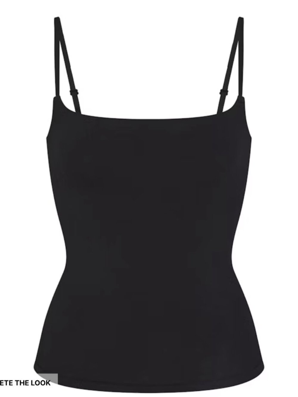 Skims Cotton Jersey Cami in Soot